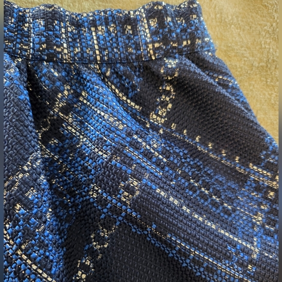 Janie And Jack Toddler Girl Skirt With Metallic Threads  Adjustable Waist - Picture 2 of 6